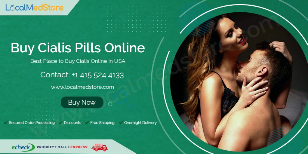 Buy Cialis Pills Online in the USA, the UK, and the Australia with non-prescription from LocalMedStore. Buy ED Pills available Online at lowest price and grab 20% discount for return customers and 10% discount for new customers. Free shipping above $200. LocalmedStores is one of the top leading online pharmacies in the US that enables you to Buy Cheap ED Pills Online at cheapest price. 